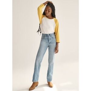 Aritzia Denim Forum The Joni High Rise Loose Jeans